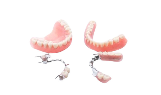 Prothèses Invisibles Amovibles Remplies Implants Dentaires Temporaires
