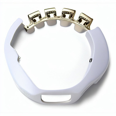 Accolades standard polies en métal avec 0.018/0.022 fente de parenthèse pour l'alignement de dents orthodontique