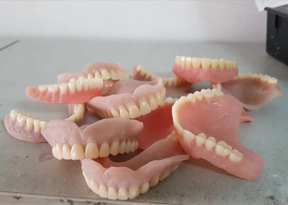 Modèles dentaires de Digital d'OEM de laboratoire dentaire en caoutchouc extérieur lisse de dentier