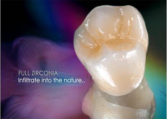 Plaquez ultra dur les dentiers de polissage d'implant de couronne Tout-en céramique dentaires