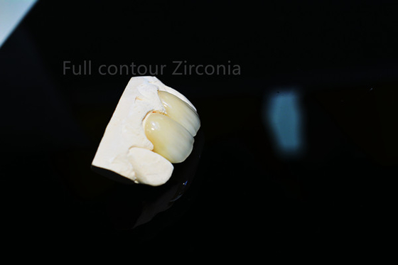 Forme faite sur commande mince de pleine couronne en céramique durable de zircone belle