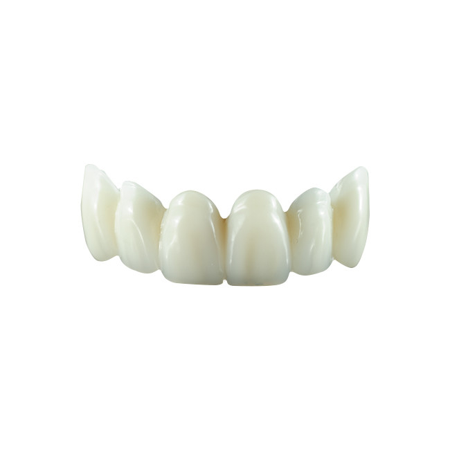 Couronne naturelle de dent de zircone de couleur moins les molaires transparentes aucune lignes noires sur les bords