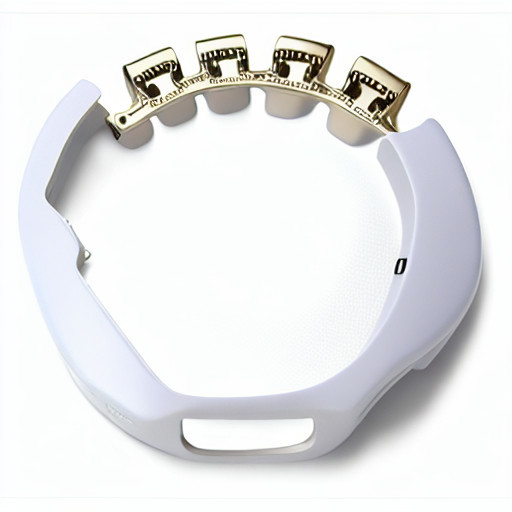 Accolades standard polies en métal avec 0.018/0.022 fente de parenthèse pour l'alignement de dents orthodontique